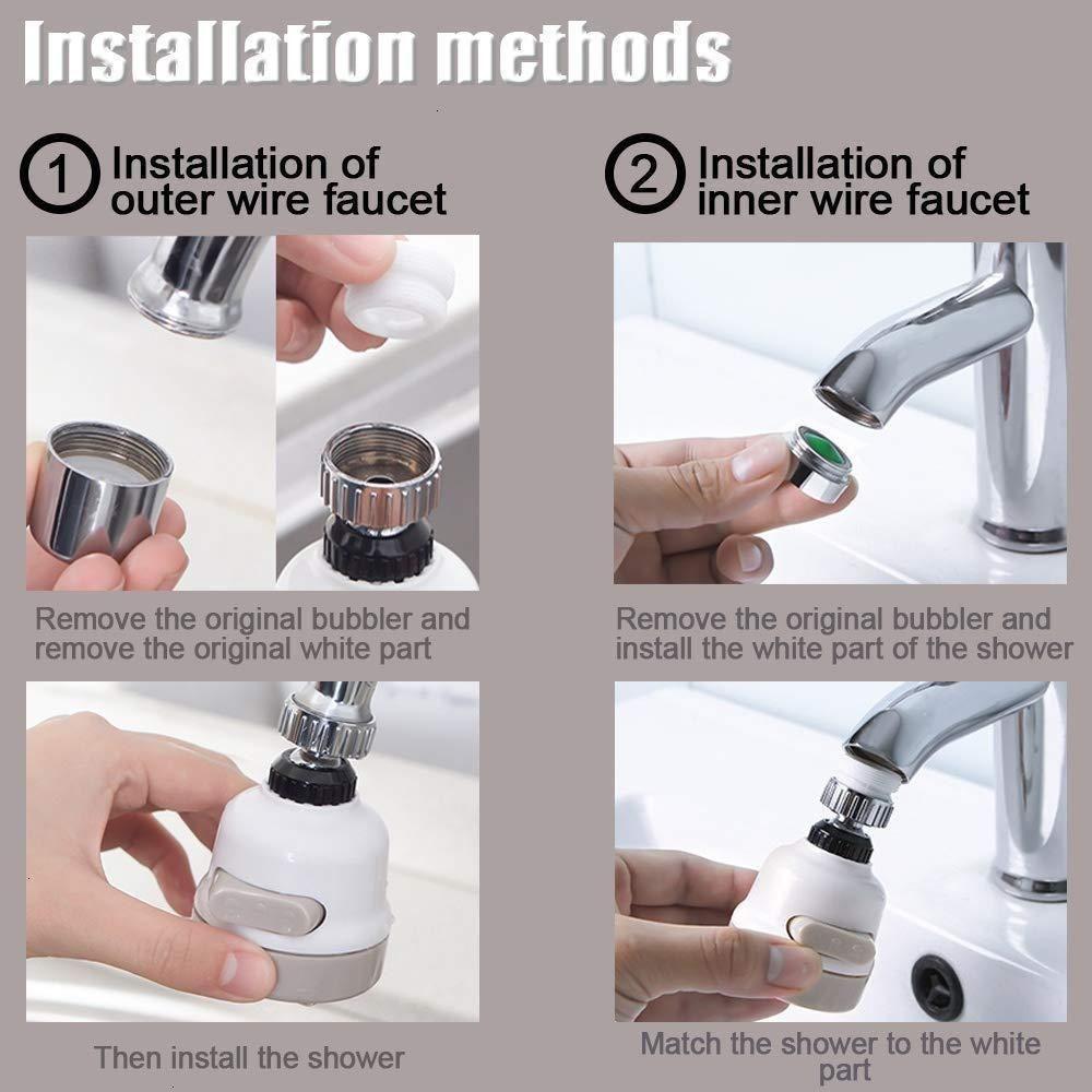 Water Faucet - 360 Degree Rotating Water - Saving Faucet