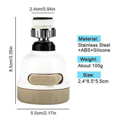Water Faucet - 360 Degree Rotating Water - Saving Faucet