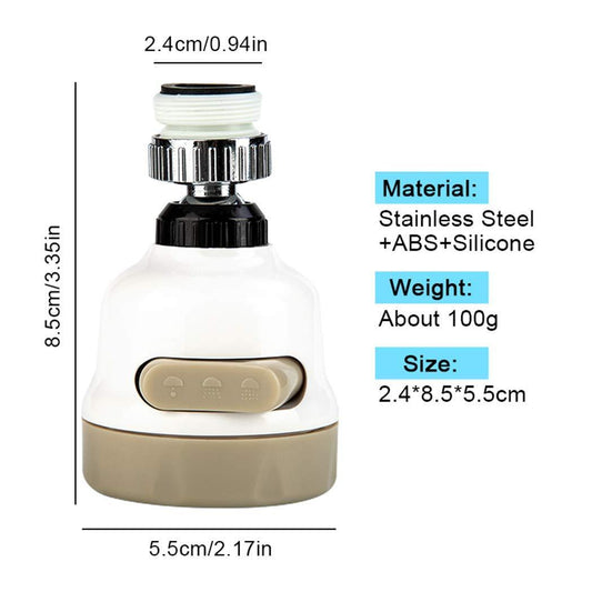 Water Faucet - 360 Degree Rotating Water - Saving Faucet